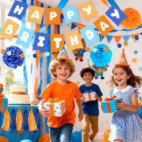 زينة عيد الميلاد، لافتة عيد ميلاد سعيد، زخارف حفلات باللون الأزرق والبرتقالي مع الكريات هامشية للتعليق، زينة دائرية، نقاط دائرية، إكليل للأولاد والرجال والنساء، زينة الحفلات in Kuwait