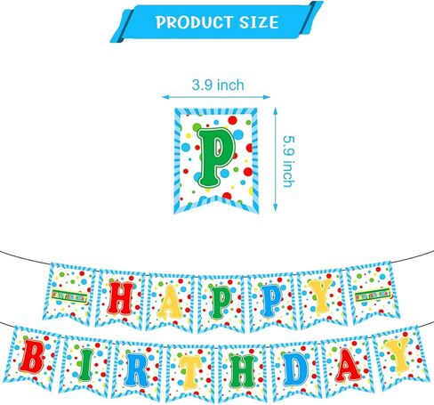 Friend Birthday Banner for Street Theme Party Supplies Colorful Happy Birthday Hanging Decorations Banner in Saudi Arabia