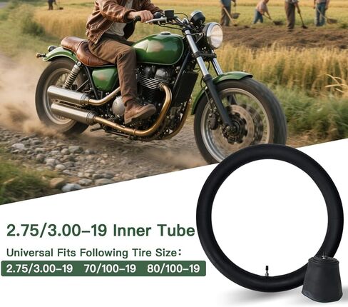 2-Pack 2.75/3.00-19 الأنبوب الداخلي 70/100-19 80/100-19 الأنبوب الداخلي للدراجة الترابية 2.75-19 3.00-19 أنبوب بديل in Kuwait