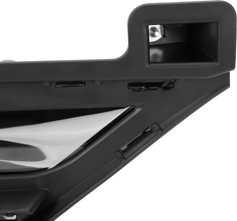 HECASA يمين مصباح الضباب LED والحافة المتوافقة مع 2015-2024 كرايسلر 300 بديل لـ CH2593154 68294008AA CH1039172 68227212AB طقم مصابيح الضباب غطاء الكسوة عدسة شفافة الإسكان الأسود - جانب الركاب in Saudi Arabia