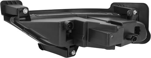 HECASA يمين مصباح الضباب LED والحافة المتوافقة مع 2015-2024 كرايسلر 300 بديل لـ CH2593154 68294008AA CH1039172 68227212AB طقم مصابيح الضباب غطاء الكسوة عدسة شفافة الإسكان الأسود - جانب الركاب in Saudi Arabia