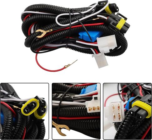 2 PCS Fog Lights Left and Right Side Replacement for Sierra 1500 AT4 Denali SLT 2019 2020 2021 with Wiring Kit GM1038258 GM1039258 in Saudi Arabia