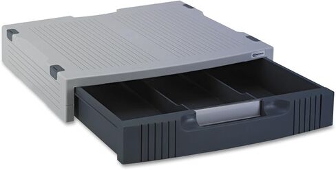 Innovera 55000 Basic LCD Monitor Stand, 15 x 11 x 3, Light Gray/Charcoal in Saudi Arabia