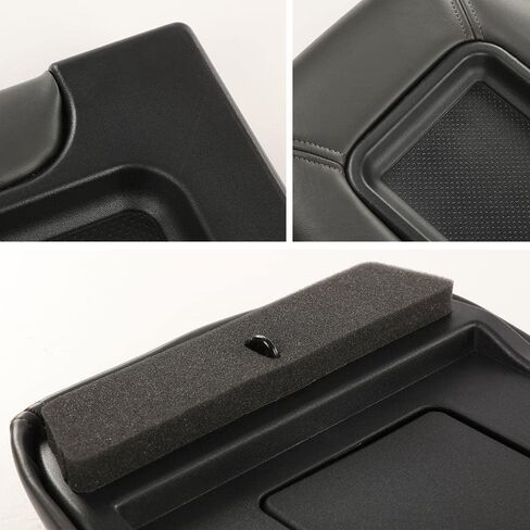 Center Console Armrest Lid Kit Center Console Cover Gray Compatible with Chevy Silverado Suburban Tahoe Sierra Yukon 1999-2007 19127364 19127365 19127366 in Saudi Arabia