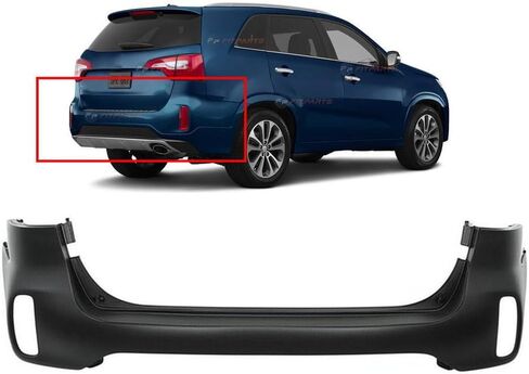 FitParts متوافق مع غطاء المصد الخلفي لكيا سورينتو 2014-2015. معدة جديدة W/O Park Hls.KI1114100 866111U500 in Saudi Arabia