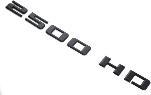 2pcs 2500HD 2500 HD Emblem Side Door Badge 3D Letter Nameplate Replacement for 2020-2023 Silverado (Matte) in Saudi Arabia