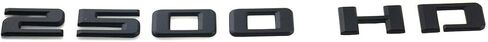 2pcs 2500HD 2500 HD Emblem Side Door Badge 3D Letter Nameplate Replacement for 2020-2023 Silverado (Matte) in Saudi Arabia
