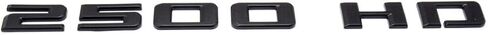 2pcs 2500HD 2500 HD Emblem Side Door Badge 3D Letter Nameplate Replacement for 2020-2023 Silverado (Matte) in Saudi Arabia