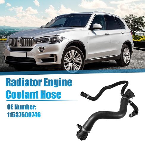 X AUTOHAUX أنبوب خرطوم المبرد العلوي لسيارات BMW X5 2000 2001 4.4i 4.4L V8 - غاز لسيارات BMW X5 2002 2003 4.4i 4.6is 4.4L V8 - غاز 4.6L V8 - غاز رقم 11537500746 in Kuwait