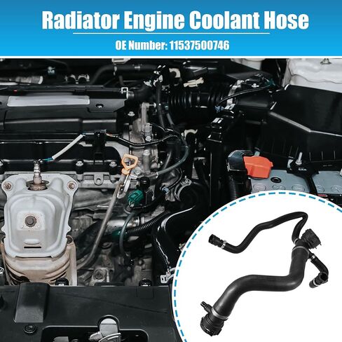 X AUTOHAUX أنبوب خرطوم المبرد العلوي لسيارات BMW X5 2000 2001 4.4i 4.4L V8 - غاز لسيارات BMW X5 2002 2003 4.4i 4.6is 4.4L V8 - غاز 4.6L V8 - غاز رقم 11537500746 in Kuwait