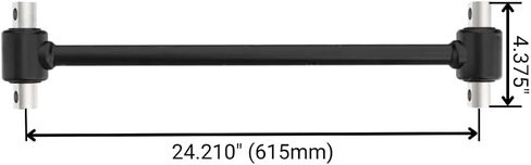 Torque Rod 24.210 In Compatible with Freightliner Rear FAS Airliner I, II Series Suspension Systems Replaces 16-15632-000, 58746-615, 1618972000, TMR536 in Saudi Arabia