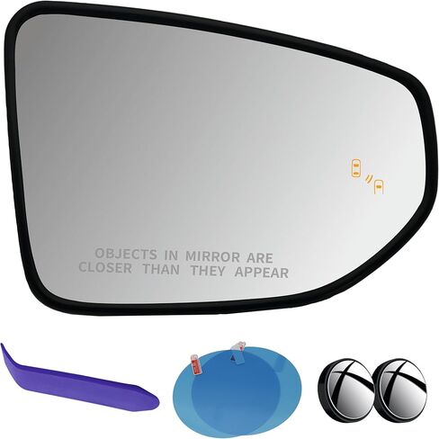 EAP Passenger Side Mirror Glass Compatible with Lexus ES350 ES300h ES250 2020-2025, IS250 IS350 IS500 2021-2025, UX200 UX300h 2019-2025, RC350 2019-2024, LC500 2022-2024, Heated with Blind Spot in Saudi Arabia