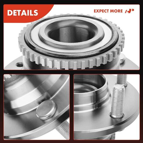 A-Premium 2 x Rear Wheel Bearing and Hub Assembly with ABS Ring & 5-Lug Compatible with Mazda Millenia 2001-2002, MPV 2000-2006, Protege 2000-2003, Protege5 2002-2003 in Saudi Arabia