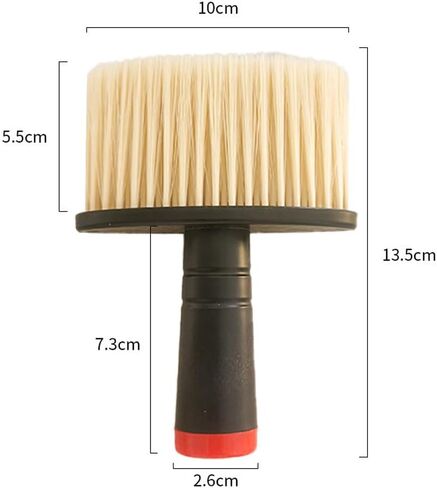 1PC Black and Red Soft - Bristled Car Air Outlet Cleaning Brush: Ideal for Dashboard and AC Vents in Saudi Arabia