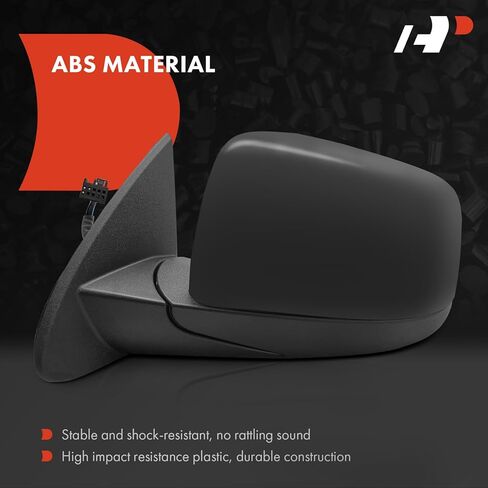 A-Premium Passenger Side Power Door Mirror - Compatible with Dodge Durango 2011-2018 - Heated Manual Folding Black Outside Rear View Mirror - Replace# 5SH42AXRAF in Saudi Arabia