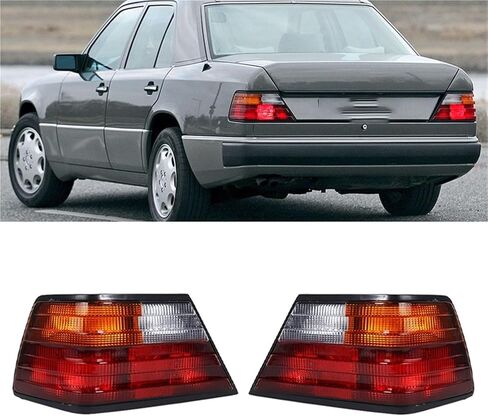 Compatible With Mercedes Benz W124 E Class 1986 1987 1989 1990-1995 Car Rear Bumper Tail Light Brake Light Brake Lamp Tail Lamp Shell Cover(Right) in Saudi Arabia