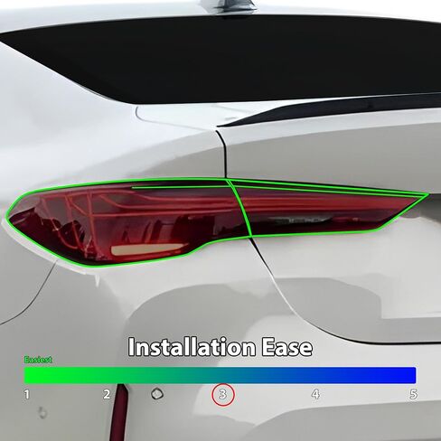 BOGAR TECH DESIGNS For BMW M4 2021+ Rear Taillight Tint Kit PPF, Light Smoke in Saudi Arabia