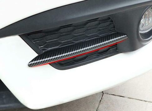 x xotic tech Front Fog Light Insert Stripe Cover Trim Chrome, Compatible with Honda Civic 10th Gen 16-18 in Saudi Arabia