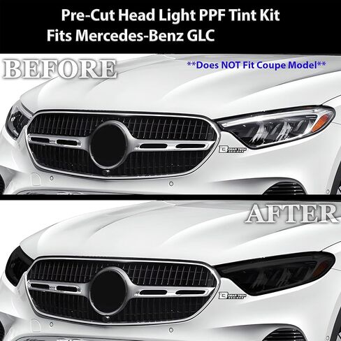 BOGAR TECH DESIGNS Rear Taillight Tail Light Tint Kit PPF Compatible with Mercedes-Benz GLC 2023-2025, Dark Smoke in Saudi Arabia