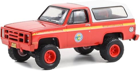 Greenlight 1/64 1984 Chevrolet M1009, Alaska State Fire Marshal, Fire Truck, Die-cast Metal, Highly Detailed, 2.875 inches in Saudi Arabia