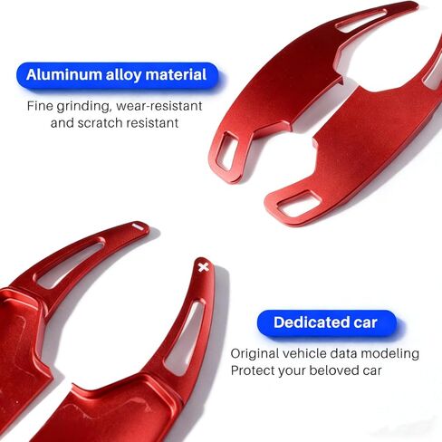 For 2024 2025 2026 Mustang Steering Wheel Shift Paddle Extensions, Aluminum Alloy Paddle Shifter for Mustang GT & EcoBoost, Car Steering Wheel Gear Paddles Accessories (blue) in Saudi Arabia