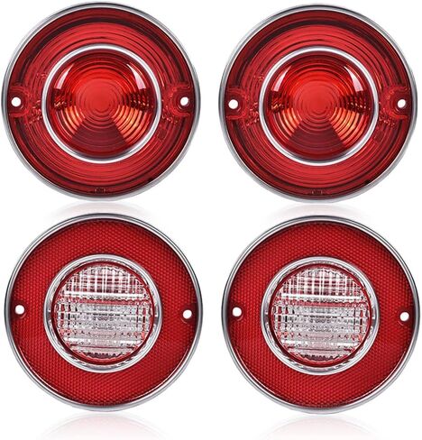 PIT66 Tail Lights+ Backup Lights Compatible with Chevy Corvette 1975-1979 Rear Light Lamp Assembly Luz Trasera in Saudi Arabia