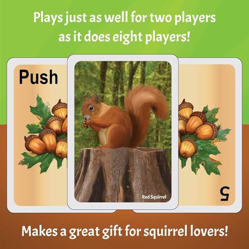 Squirrels The Card Game - Family Card Game, Fast and Fun, Easy-to Learn for Ages 10+, 2-8 Players in Saudi Arabia