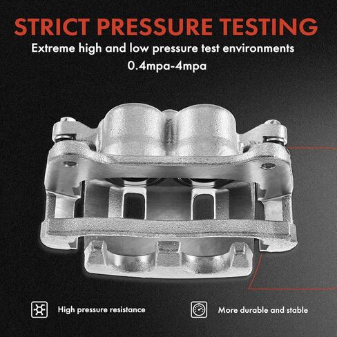 A-Premium Front & Rear Disc Brake Calipers with Ceramic Pads Compatible with Toyota Venza 2009-2016, 12-PC Set in Saudi Arabia