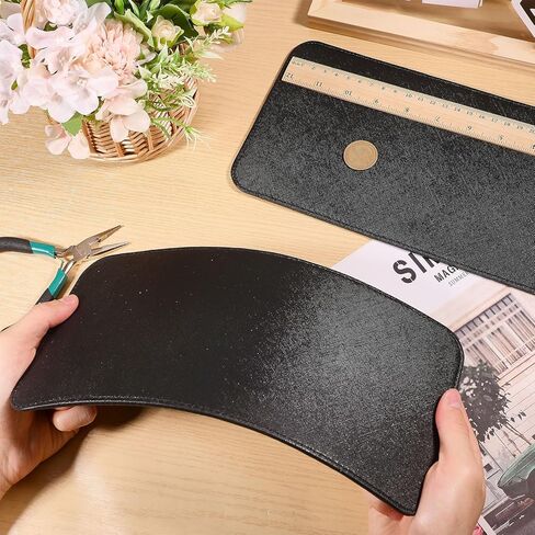 CHGCRAFT 2 Pcs Bag Base Shaper PU Leather Purse Bottom Insert for Handbag Bottom Making Bag Base Shaper for Backpack Wallet Accessories, 12x8inch in Saudi Arabia