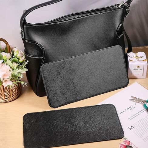 CHGCRAFT 2 Pcs Bag Base Shaper PU Leather Purse Bottom Insert for Handbag Bottom Making Bag Base Shaper for Backpack Wallet Accessories, 12x8inch in Saudi Arabia