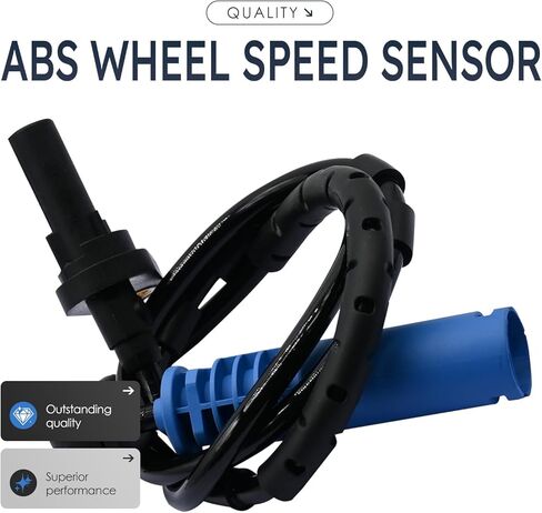 2Pcs Rear Left and Right Abs Wheel Speed Sensor Compatible with BMW X3 34523405907, 34523420331 Als441 04 05 06 07 08 09 10 2004 2005 2006 2007 2008 2009 2010 in Saudi Arabia