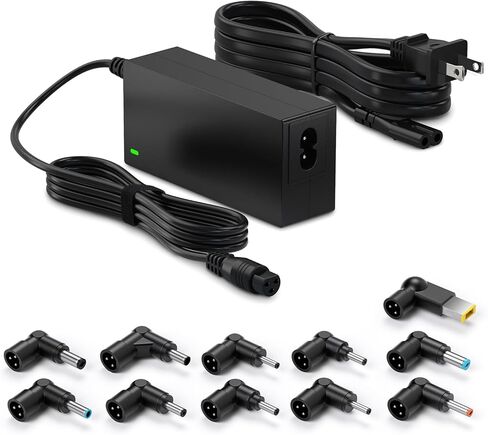 Belker 65w 45w Universal Laptop Charger AC Adapter Power Supply Cord Compatible with Dell Hp Asus Lenovo IBM Acer Toshiba Samsung Sony Compaq Fujitsu LG JBL Notebook Chromebook Ultrabook in Kuwait