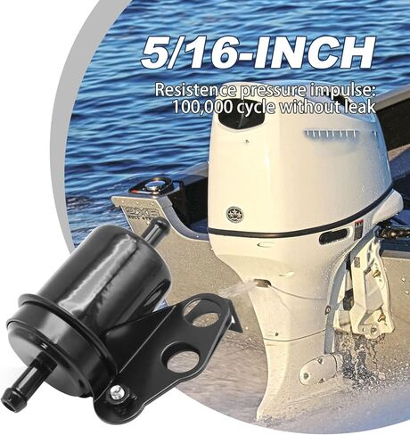 15410-87J00 Fuel Filter, Outboard High Pressure Replacement for Suzuki DF40 50 1999 2000 2001, Replacement for Johnson Evinrude 40 50 1999 2000, Replaces 5031400 in Saudi Arabia
