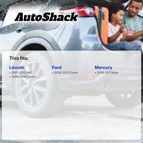AutoShack Front & Rear Ceramic Brake Pad Set Replacement for 2006-2012 Ford Fusion 2007-2012 Lincoln MKZ 2006-2011 Mercury Milan 2006 Lincoln Zephyr 8-PC in Saudi Arabia