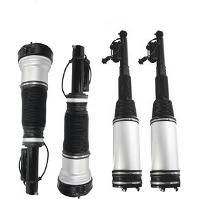 4PCS Front + Rear Air Suspension Shock Absorbers Compatible For Mercedes W220 2Matic S320 S350 S430 S500 A2203202438 A2203205113 1999-2006 in Kuwait