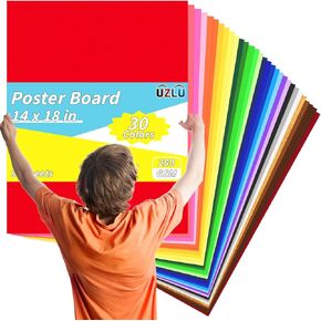 Colored Cardstock Paper Bulk 300 sheets 8.5 x 11", 30 Assorted Colors Construction Paper,120 GSM Card Stock Printer Paper for Scrapbooking, Certificates, Invitations, Card Making, DIY Crafts in Kuwait
