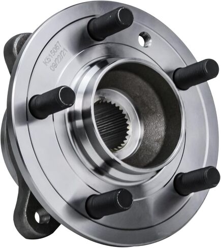 Detroit Axle - Pair Front Wheel Bearing and Hubs Assembly with 5-Lug for Land Rover Range Rover Sport 2006-2013, LR3 2005-2009, LR4 2010-2016 in Saudi Arabia
