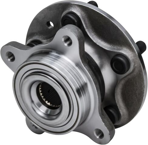 Detroit Axle - Pair Front Wheel Bearing and Hubs Assembly with 5-Lug for Land Rover Range Rover Sport 2006-2013, LR3 2005-2009, LR4 2010-2016 in Saudi Arabia