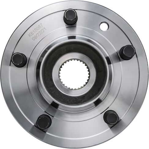 Detroit Axle - Pair Front Wheel Bearing and Hubs Assembly with 5-Lug for Land Rover Range Rover Sport 2006-2013, LR3 2005-2009, LR4 2010-2016 in Saudi Arabia