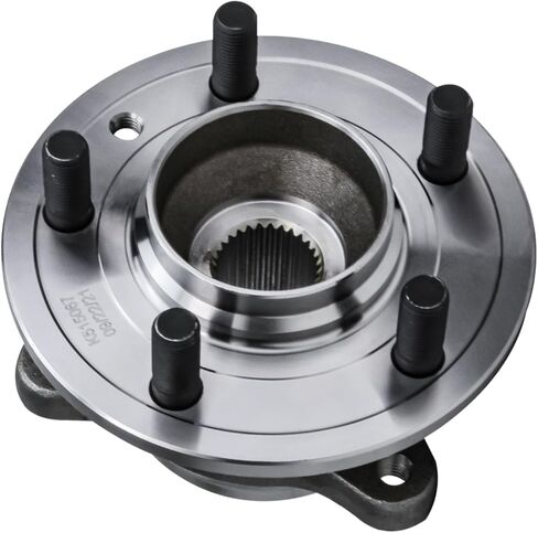 Detroit Axle - Pair Front Wheel Bearing and Hubs Assembly with 5-Lug for Land Rover Range Rover Sport 2006-2013, LR3 2005-2009, LR4 2010-2016 in Saudi Arabia