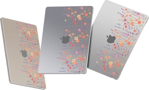 Idocolors Compatible with MacBook Air 13 inch Case 2022 2021 2020 2019 2018 Release M1 A2337 A2179 A1932, Matt Plastic Frosted Hard Shell for MacBook Air 13.3 inch Case, Floral_A in Saudi Arabia