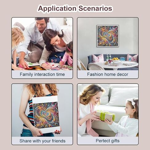 hill froeistung Special Shape Love Diamond Art Painting Kits for Adults,Valentine's Day Diamond Art Kits for Beginners,Diamond Art Kits for Home Decor12×12inch/30×30cm in Saudi Arabia