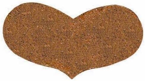 Pack of 12 Rusty Tin Folk Heart Cutouts - Rusted Metal Heart Shapes for DIY Crafts - Primitive, Rustic Country, Farmhouse DIY Crafts and Decorative Accents (Size: 2" Long x 3-1/2" Wide) in Saudi Arabia