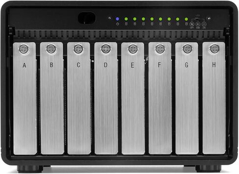 OWC ThunderBay 8 Eight-Bay Thunderbolt 40Gb/s External Storage Enclosure | Add up to eight 3.5-inch or 2.5-inch SATA drives - Personal data center with pro-grade speeds up to 2586MB/s in Kuwait