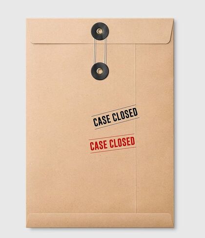 Printtoo Case Closed Self Inking Rubber Stamp, Pre-Inked Office Stamp- Home Office Business Stationery, 47 x 20 mm Red in Saudi Arabia