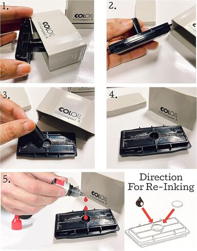 Printtoo Case Closed Self Inking Rubber Stamp, Pre-Inked Office Stamp- Home Office Business Stationery, 47 x 20 mm Red in Saudi Arabia