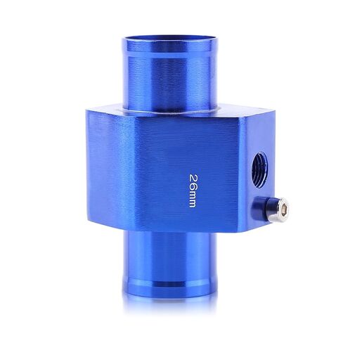 26mm - 40mm Universal Water Temp Joint Pipe, Aluminum Water Temp Temperature Joint Pipe Sensor Gauge Radiator Hose Adapter(26mm) in Saudi Arabia