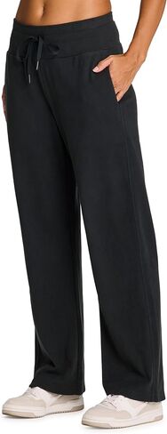 RBX Active Sweatpants with Pockets for Women, Super Soft Yoga Pants Relaxed Fit Wide Leg Pants with Deep Waistband in Saudi Arabia