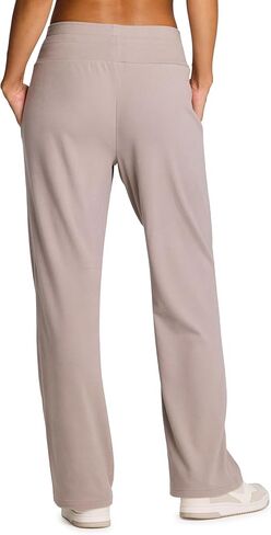 RBX Active Sweatpants with Pockets for Women, Super Soft Yoga Pants Relaxed Fit Wide Leg Pants with Deep Waistband in Kuwait