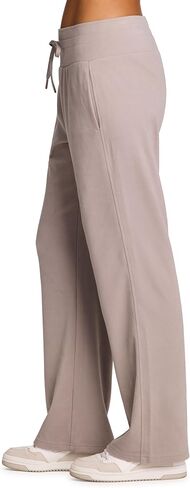 RBX Active Sweatpants with Pockets for Women, Super Soft Yoga Pants Relaxed Fit Wide Leg Pants with Deep Waistband in Kuwait